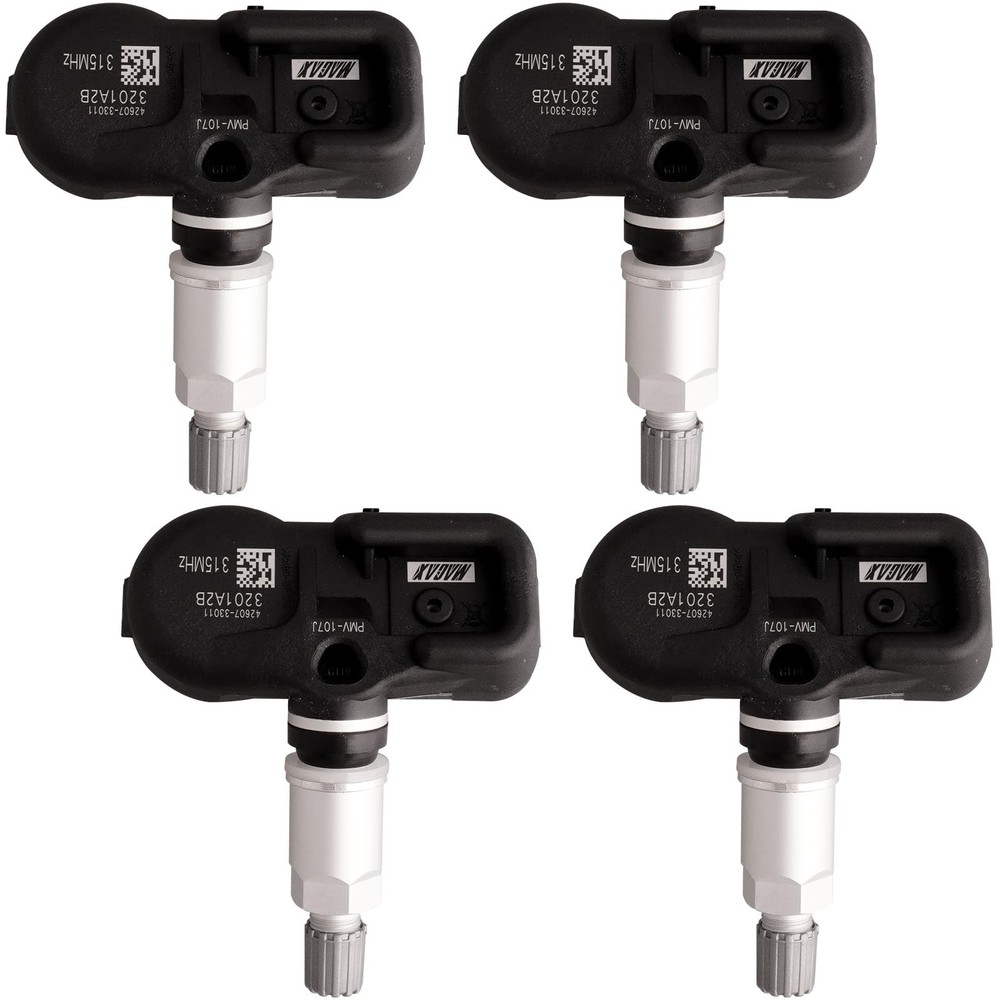 4Pcs TPMS Tire Pressure Monitoring System Sensor 315 MHz OBD Re-Learn Adaptat…