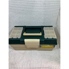 Outdoor Unisex Explorer Series Tackle Box Medium Green Tan SOTB-2