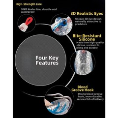 Soft Plastic Lure Paddle Tail Bait Bottom Sealed Design Biomimetic Shape