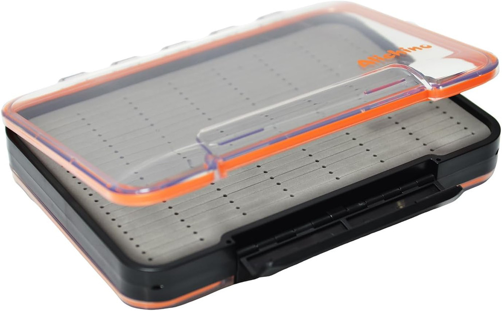 Large Waterproof Double Sided Fly Fishing Box Foam Insert 9×6.5 Ice Jig Box