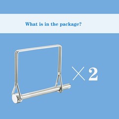 Heavy Duty Trailer Hitch Pins, Safety Coupler Pin 5/6 Inch(8 mm) Diameter, 2….