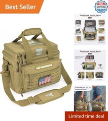 Durable 600D Oxford Fishing Tackle Bag with Easy Access Design and Molle System