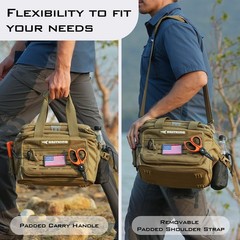 Karryall Fishing Tackle Bags for Saltwater or Freshwater Fishing Water Resis…