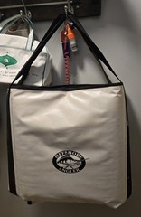 Offshore Angler Fish Bag White with Black Strap