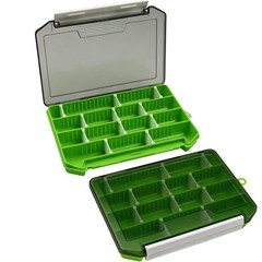 2-Pack Fishing Tackle Boxes,Small Tackle Trays with Adjustable Dividers for H…
