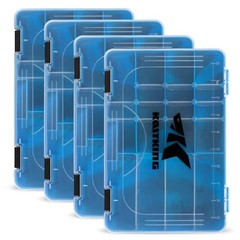 Utility Tackle Boxes, 3600 and 3700 Fishing Tackle 3600(4Pack) Blue Camouflage