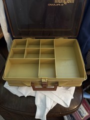 Vintage Plano Magnum Double Sided Fishing Tackle Box Magnum By Plano Model 1126