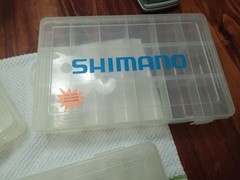 3 Shimano SHM-370 Plastic Tackle Box Tray, All Inserts