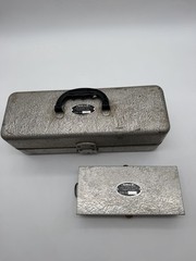 Vintage UMCO Model 20 and Model 10 Combo Tacklebox W/ Fishing Lures Metal Box