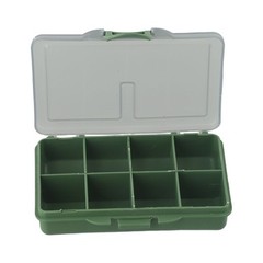 1-8Compartments Storage Box Carp Fishing Tackle Boxes Bait 105*65 *24mm Portable