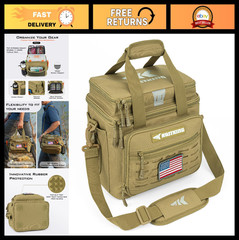 Fishing Tackle Bags for Saltwater & Freshwater – Water Resistant, Padded Strap,