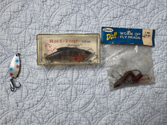 Vintage Plano Molding Co. Model 6200 Fishing Tackle Box with Tackle