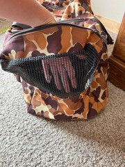 Hodgman Large Camo Fishing Hunting Duffel Gear Bag Multi Pocket