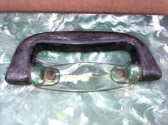 Rare Vintage Pete Henning Plano Molding Co, USA Tackle 4 Tray Box Green Swirl