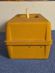 Adventurer Model 1299-7 Yellow Vintage Tackle Box with Tackle – Made in U.S.A.