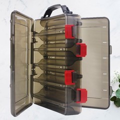 1Pcs Waterproof Fishing Bait Storage Box Durable PVC Double Layer Tackle Case