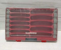 DISCONTINUED SHIMANO SMH-37CB Red Tackle Storage Crankbait Box 12 Pocket