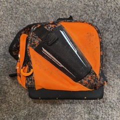 Spiderwire Fletcher Shryock Orange Black Heavy Duty Soft Sided Tackle Bag
