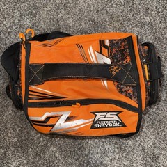Spiderwire Fletcher Shryock Orange Black Heavy Duty Soft Sided Tackle Bag