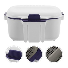 Portable Durable Plastic Worm Bait Box Insulated Live Bait Storage Container