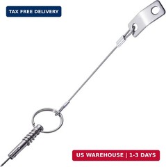 Boat Bimini Top 316 Stainless Steel Quick Release Pins w/Drop Cam & Spring 1/4 I
