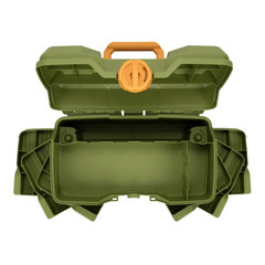2 Pack Flambeau Outdoors NextGen 6.0 Large Tackle Box 15.5in green