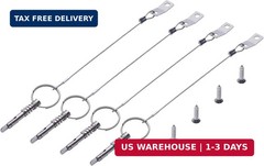 Boat Bimini Top Quick Release Pins, 316 Stainless Steel, 4-Pack