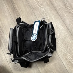 Calamus Nylon Tackle Bag Shoulder Strap Gear Storage, Black/Gray
