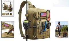 Ergonomic Fishing Tackle Backpack with 2 Rod Holders – Perfect for Any Adventure