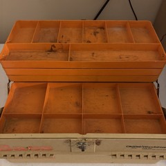 Old Pal Woodstream Tackle PLUG Box 6500 Bass Boss Vtg Solid But Dirty LOOK