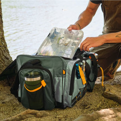 Okeechobee Fats Extra Large Fishing Tackle Bag & Boxes, Polyester