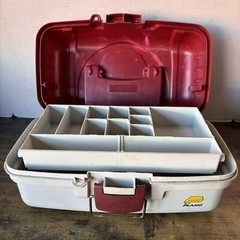 Vintage Plano Tackle Box 6102 2 Tier Fold Out Tray Fishing Fishing Gear USA