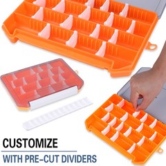 PLUSINNO Fishing Accessories 7.9 x 5.5 x 0.8″, 263Pcs Kit