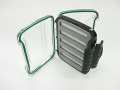 Waterproof Fly Fishing Box (Double side foam,Size:5″x4″x1-5/8″H)