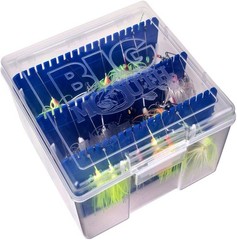 Outdoors 00330 Medium Spinnerbait Box, Fishing Bait and Lure Organizer, Clear