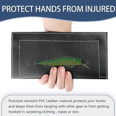 4-Pack Fishing Lure Wraps – Puncture-Resistant Covers (S: 2-4in) for Gear Safety