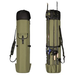 Wowelife Fishing Rod Bag Case, Durable Folding 900D Large, Green