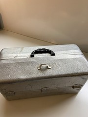 Vintage UMCO 1000 Aluminum Tackle Box Full With Model 10 Small Box