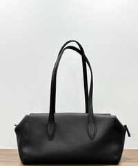 MASSIMO DUTTI WOMAN SS26 BLACK Nappa leather west satchel bag