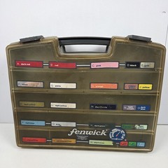 Fenwick Tackle Box Color C Lector 2 Sided Box For Hard Or Soft Plastics Vintage