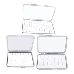 Fly Fishing Lure Spinner Spoon Bait Foam Box FishHook Hard Storage Case.