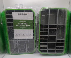 Fishing Tackle Box Waterproof Tackle Trays Green/ Gray Lot of 2