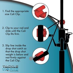 Cali Clip – Three-Sized Drop Shot Weight Holder | Perfect for Jigs and Lures