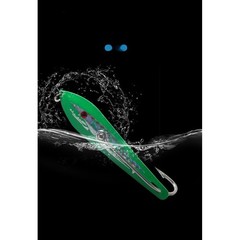 Stainless Steel Fishing Lure Hook 1.97in UV Reflective Big Spoon for Jigging