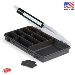 Plano StowAway 3700 50/50 Split Stow Tackle Box, with Corrosion-Preventive Rustr