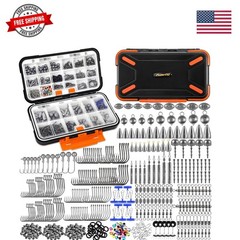 264/397pcs Fishing Accessories Kit, Organized Fishing Tackle Box with Tackle …