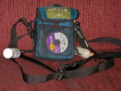 Orvis Fly Fishing Small Nylon Mesh Waist / Chest Pack Vintage Unused