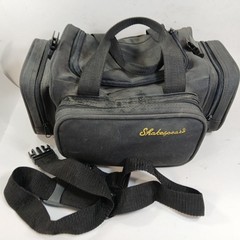 Shakespeare Soft Sided Tackle Bag Camera Bag Gray Shoulder Strap