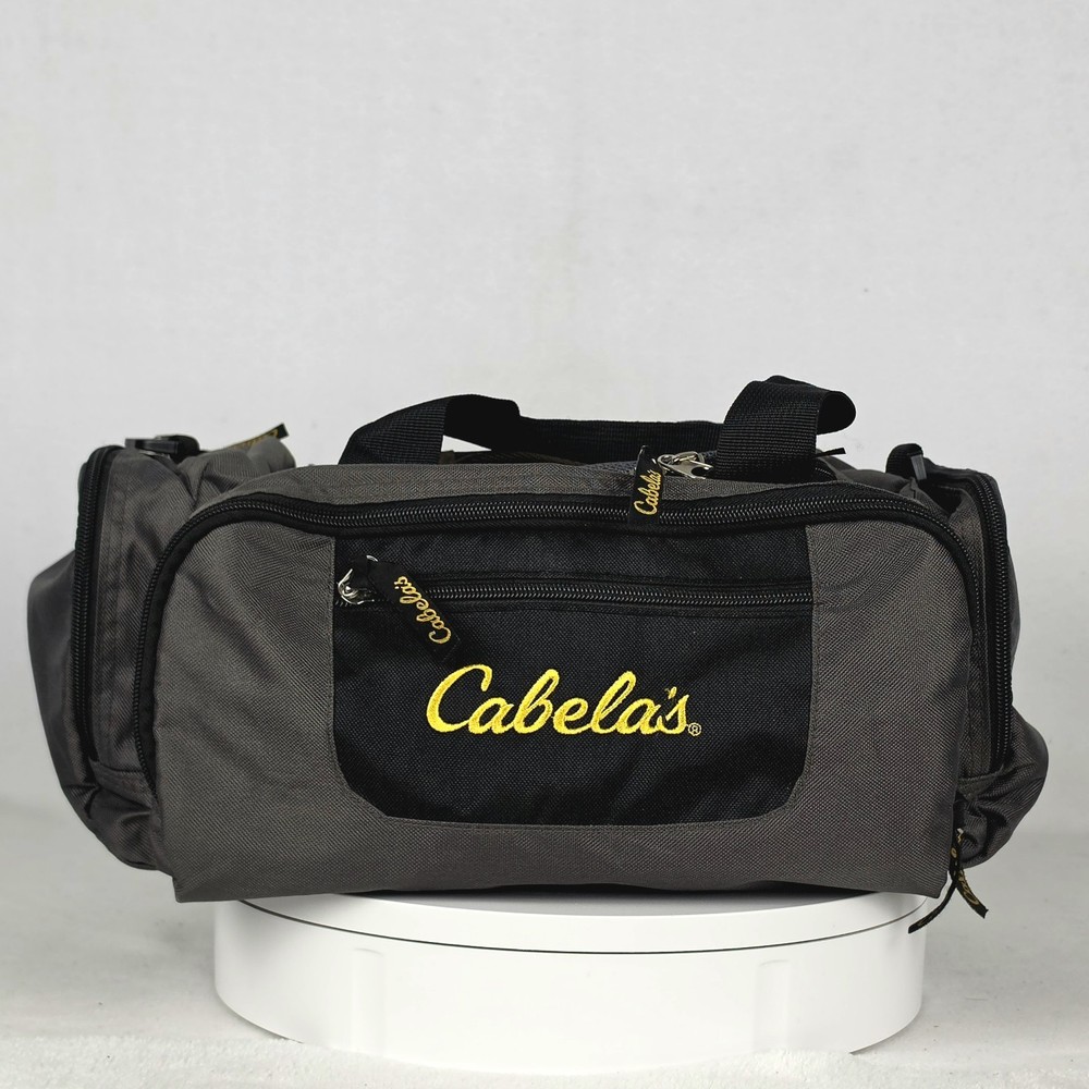 Cabela’s Duffle Catch-All Gear Hunting Fishing Carry on 6 Pocket Bag 15x9x8-Spot