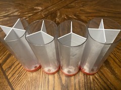 Set of 4 – Gear Up Surf Casting bag tube dividers-No tubes- 3D Printed Solutions